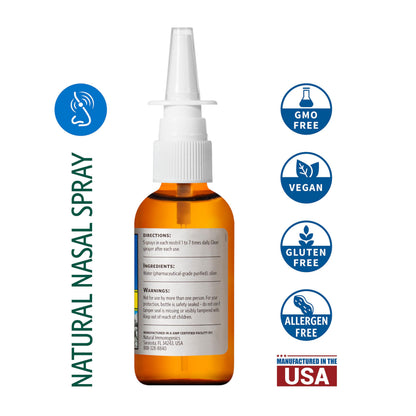 Sovereign Silver Nasal Spray - Colloidal Silver for Sinus & Immune Support, 10 ppm, 2 fl oz (59 mL)
