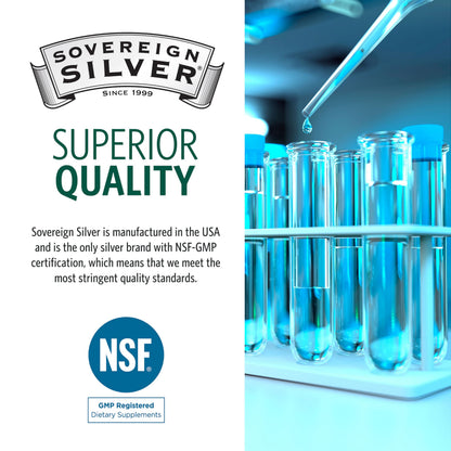 Sovereign Silver Nasal Spray - Colloidal Silver for Sinus & Immune Support, 10 ppm, 2 fl oz (59 mL)