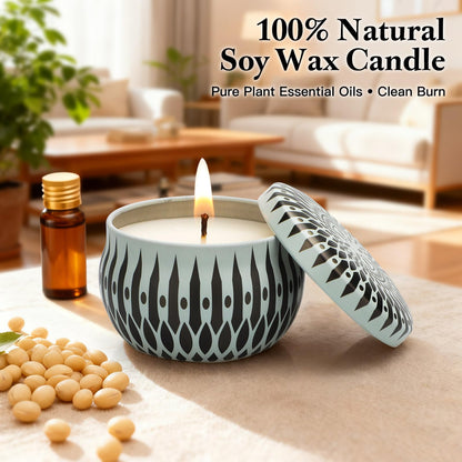 Christmas Scented Candles Gifts Set – 24 Pack Soy Wax Aromatherapy Candles