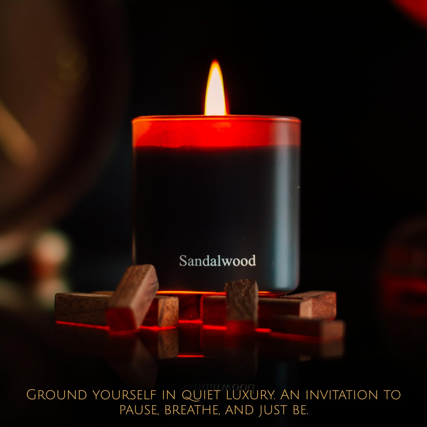 Luxury Scented Candle Gift Set 3-Pack | Champagne, Sandalwood & Amber | Clean Soy Wax