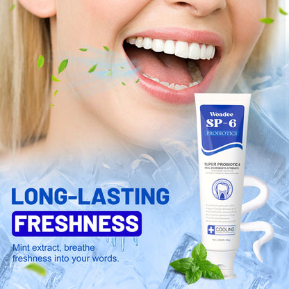 SP-6 Hydroxyapatite Toothpaste Set – 3 Tubes, Fluoride-Free, Enamel Safe, 7-Pro Probiotics Whitening