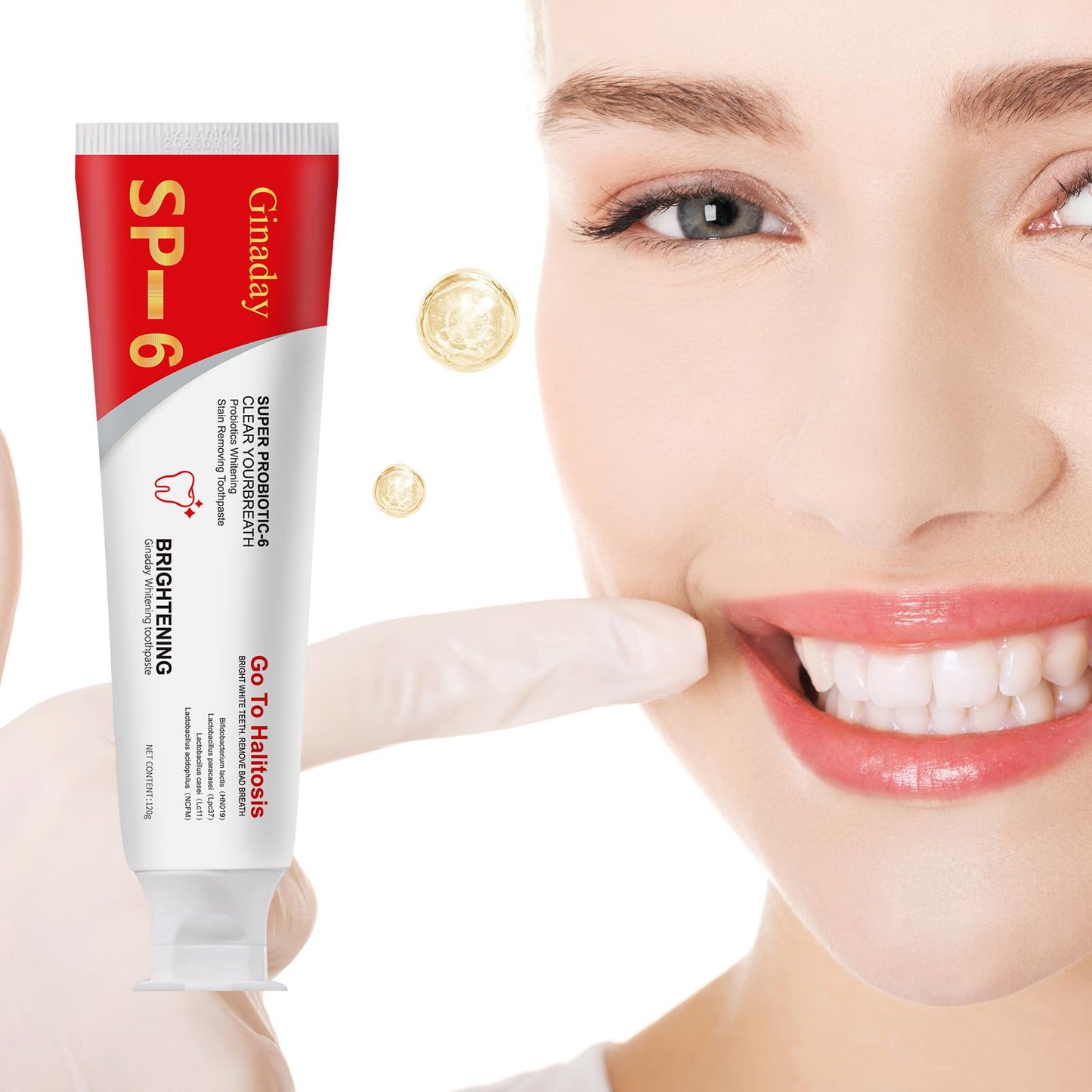 2-Pack SP-6 Probiotic Whitening Toothpaste – Deep Cleaning, Fresh Breath, Ultra Whitening