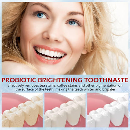 SP-6 Probiotics Whitening Toothpaste – Probiotics for Whitening, Gum Health, Enamel-Safe, Fluoride-Free