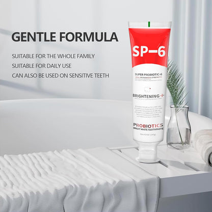 Sp-6 Probiotics Whitening Toothpaste - Ultra Whitening, 4.9oz