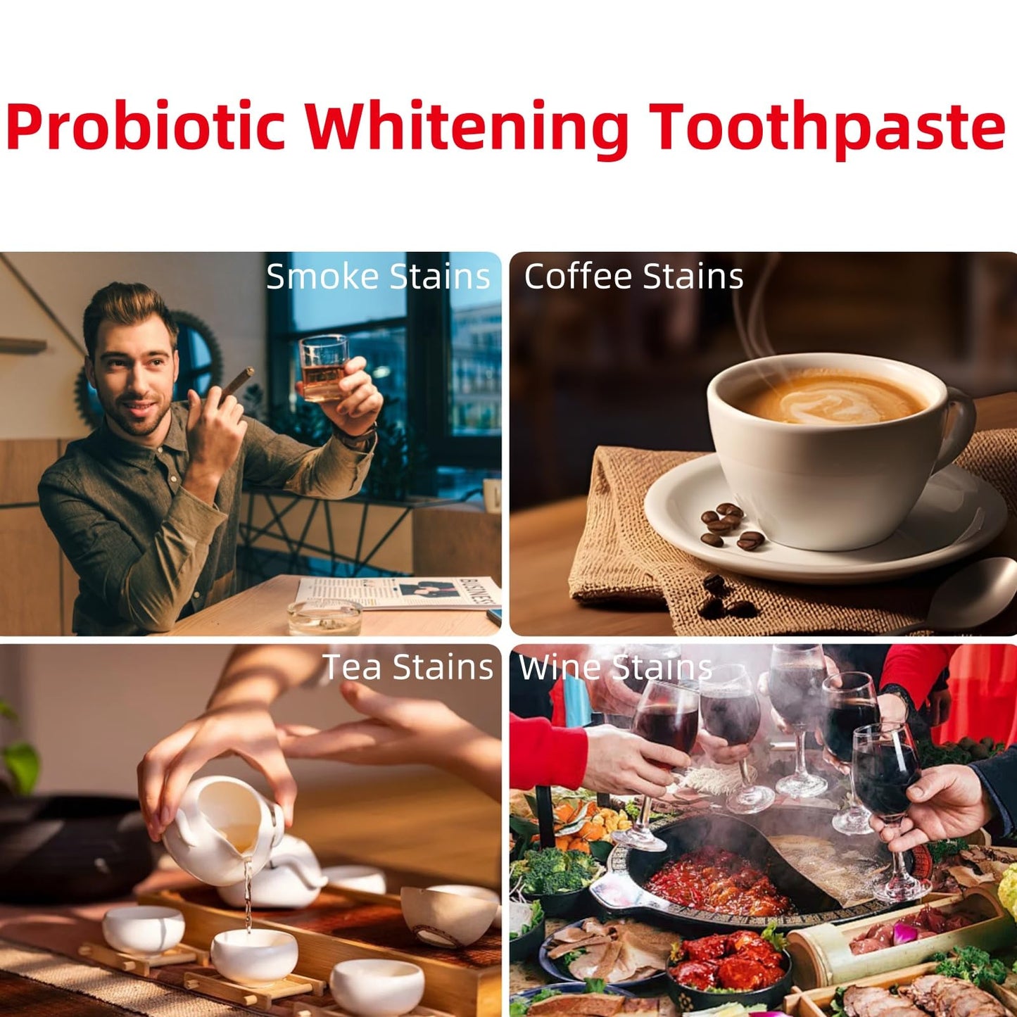 3Pcs SP-6 Ultra Whitening Toothpaste | Super Probiotic SP-6 Toothpaste | Deep Cleaning & Fresh Breath | Men and Women