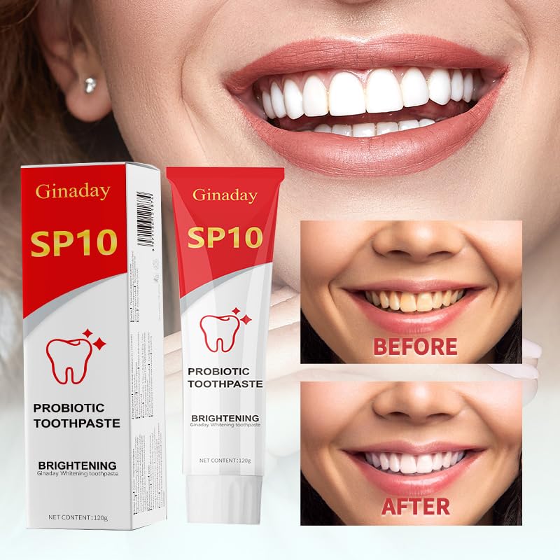 2 Pcs SP10 Probiotic Whitening Toothpaste – Deep Cleaning & Fresh Breath