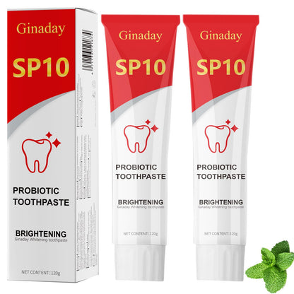 2 Pcs SP10 Probiotic Whitening Toothpaste – Deep Cleaning & Fresh Breath