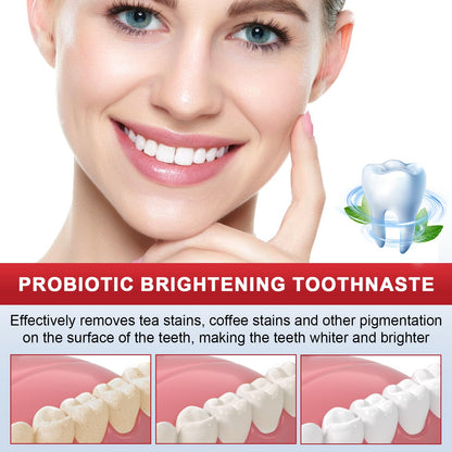 Sp8 Probiotic Brightening Toothpaste – SP-8 Ultra Whitening, 2 Tubes + 2 Toothbrushes