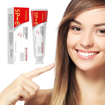 Sp-8 Probiotic Whitening Toothpaste – Oalance Probiotics, Niacinamide, Enamel & Gum Health, Fresh Breath, Fluoride-Free