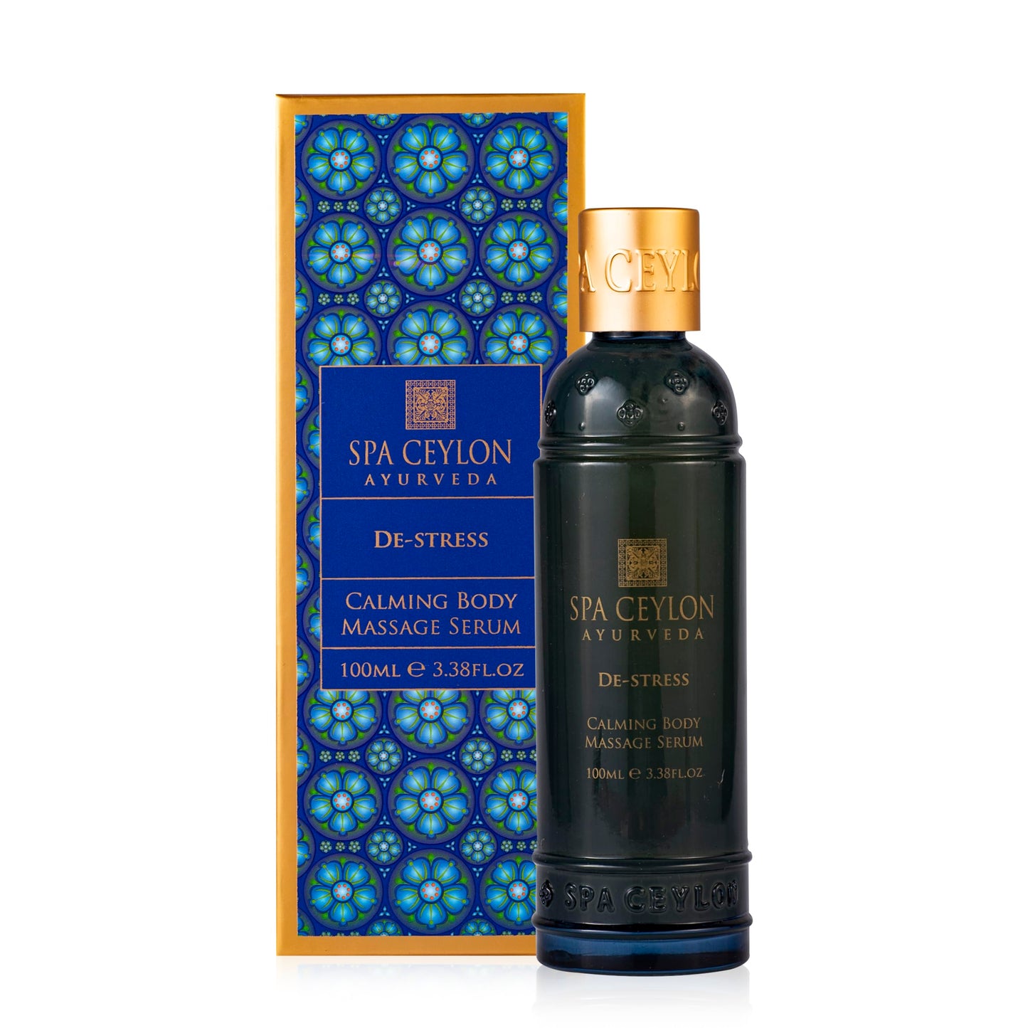 Spa Ceylon De-Stress Calming Body Massage Serum | Organic & Natural Massage Oil
