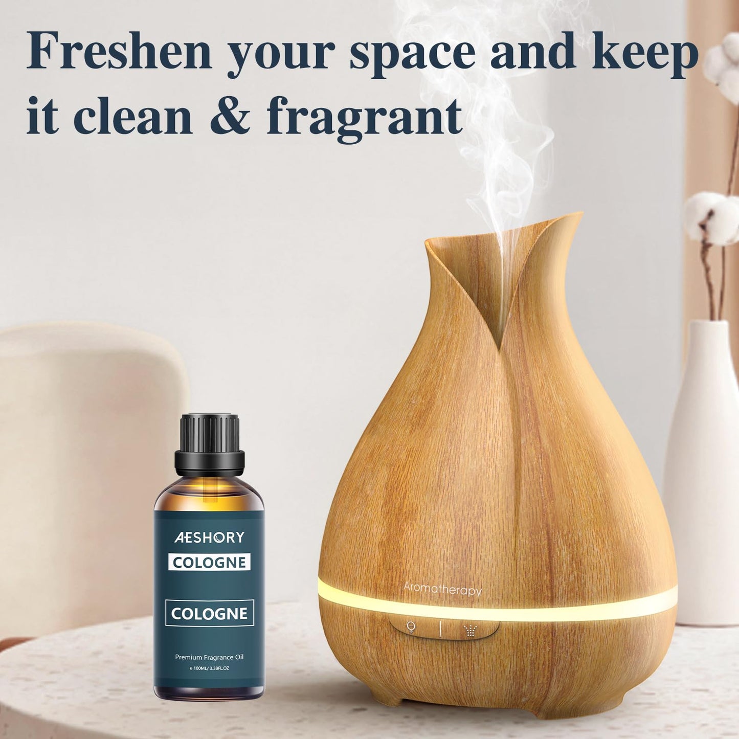 Cologne Fragrance Oil 3.38 oz (100 ml) – Aromatherapy Diffuser, Massage, Soap & Candle Oils
