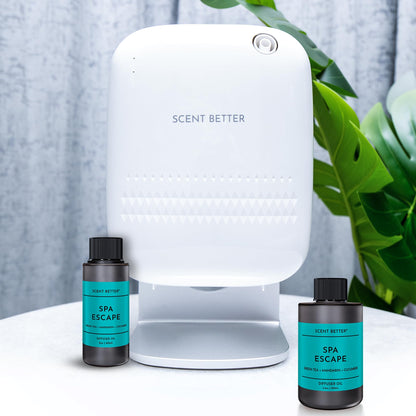 Spa Escape Aroma Essential Oil Blend: Green Tea, Mandarin & Cucumber for Ultrasonic Diffusers (3.3 Fl Oz / 100 mL)