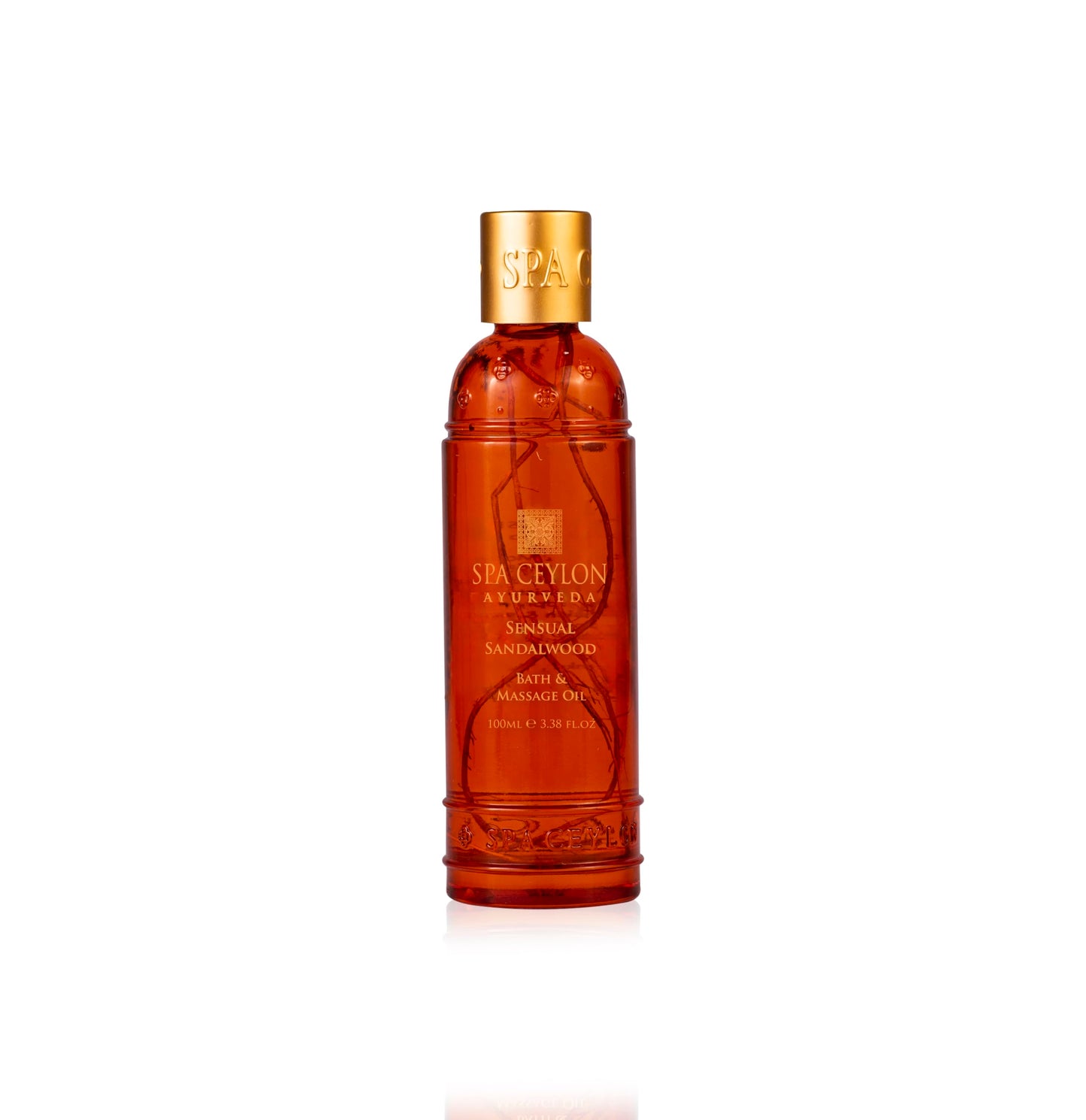 Spa Ceylon Sensual Sandalwood Bath & Massage Oil | Professional Body Oil for Massage Therapy