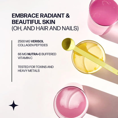 Sparkle Wellness VERISOL Collagen Peptides | Vitamin C Skin, Hair & Nails Support | 50 Serves (No Flavor)