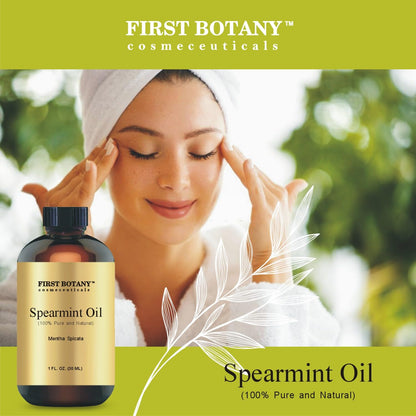 Spearmint Essential Oil 100% Pure – Aromatherapy, Massage & Topical, 1 oz