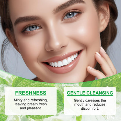 2Pcs Spearmint Oil Pulling Rinse – Whitening Teeth & Fresh Breath