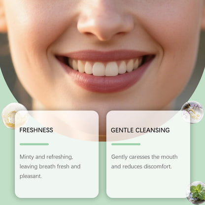 Spearmint Oil Pulling Rinse – Organic Coconut Oil Mouthwash 237ml