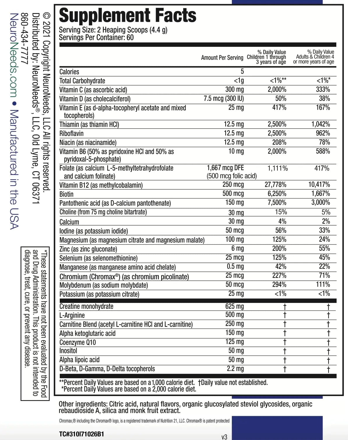 SpectrumNeeds® by NeuroNeeds – Comprehensive 33-Ingredient Nutritional Support (Lemon Flavor) BritishVita | Premium UK Vitamins & Wellness Supplements