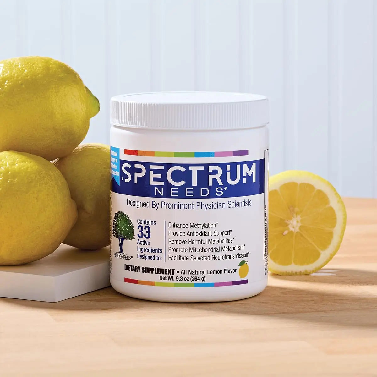 SpectrumNeeds® by NeuroNeeds – Comprehensive 33-Ingredient Nutritional Support (Lemon Flavor) BritishVita | Premium UK Vitamins & Wellness Supplements