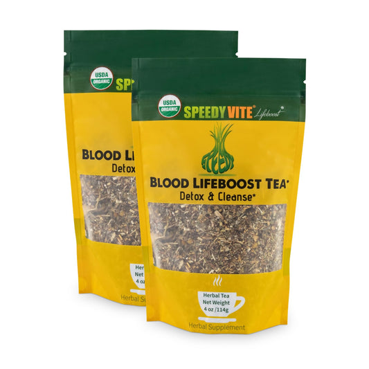 SpeedyVite Blood Cleansing LifeBoost Tea Organic – Herbal Immune Support BritishVita | Premium UK Vitamins & Wellness Supplements