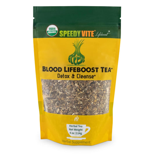 SpeedyVite® Blood Lifeboost Tea – Cleanses & Supports Natural Waste Removal* BritishVita | Premium UK Vitamins & Wellness Supplements