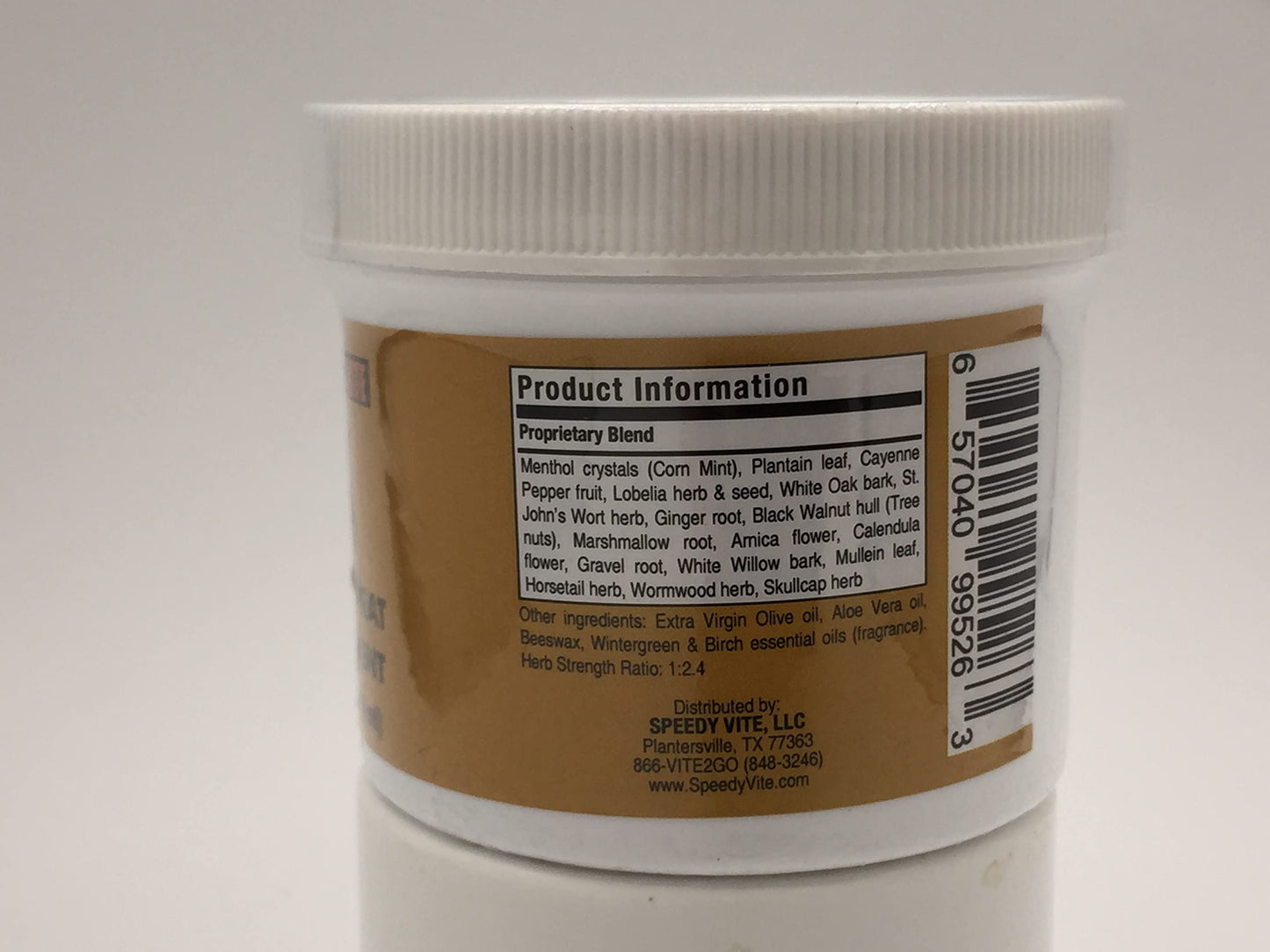 SpeedyVite Deep Heat Ointment 5oz Organic – Cayenne Arnica Menthol Ginger & St. John's Wort