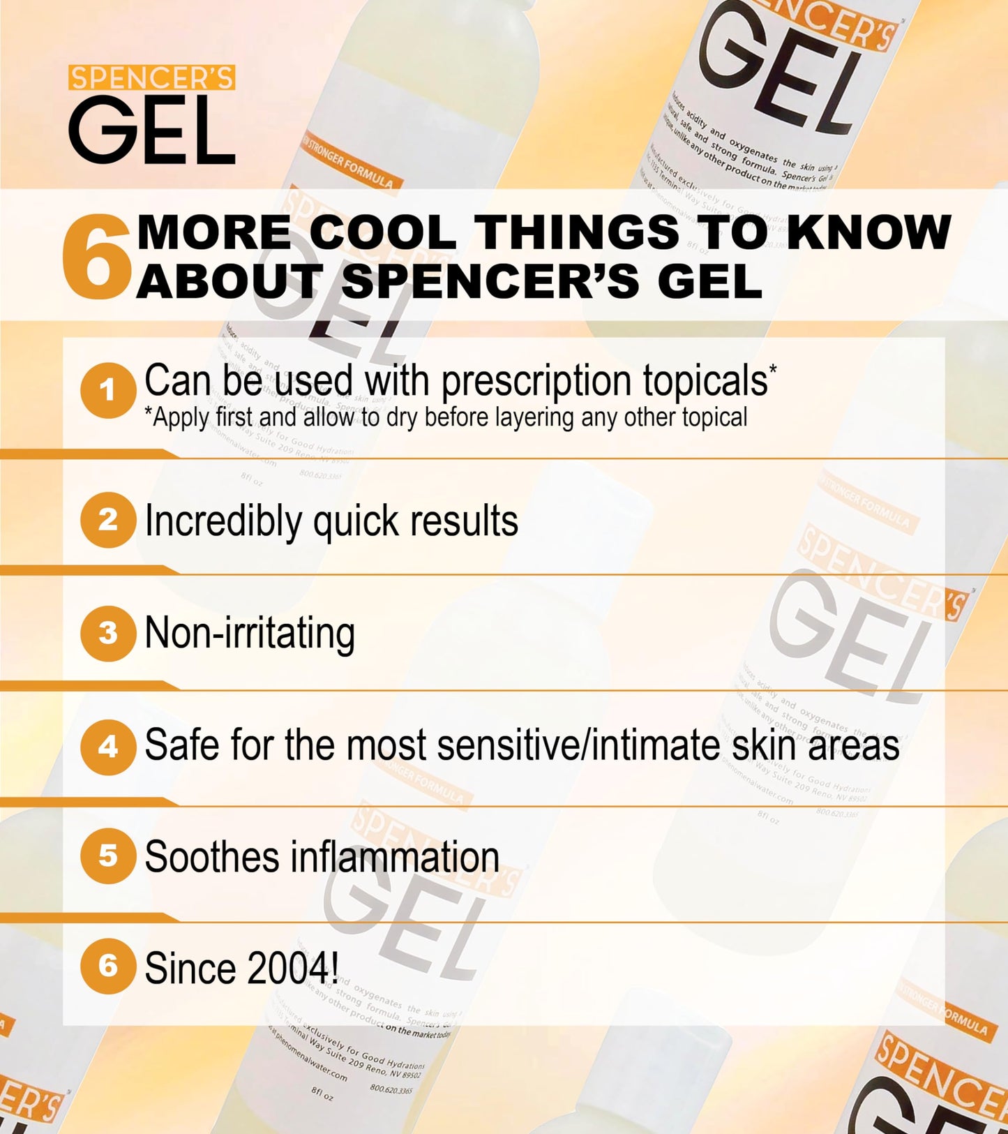 Spencer's Gel Alkaline Formula (4 oz) — High-pH Skin Care Since 2004 | Fast-Acting, Non-Stinging