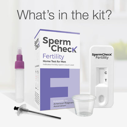 SpermCheck Fertility Sperm Count Test - At-Home, Easy to Read, 98% Accurate