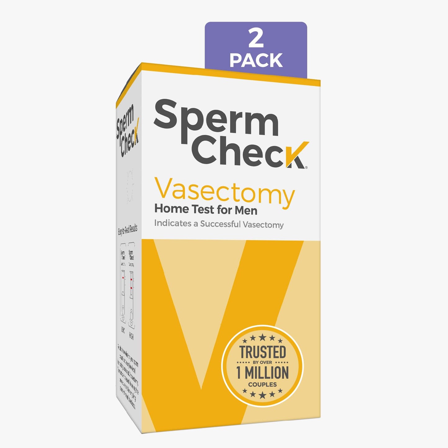 SpermCheck Vasectomy Home Test Kit – 2 Pack, FDA Cleared, 98% Accuracy