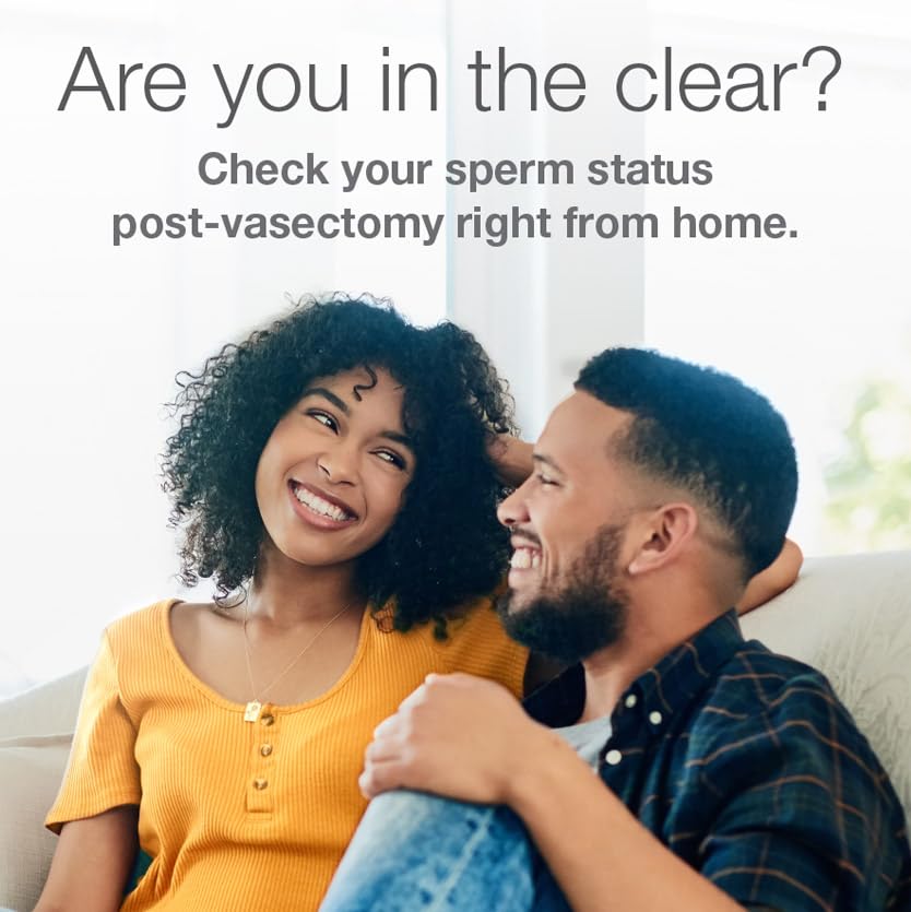 SpermCheck Vasectomy Home Test Kit – 2 Pack, FDA Cleared, 98% Accuracy