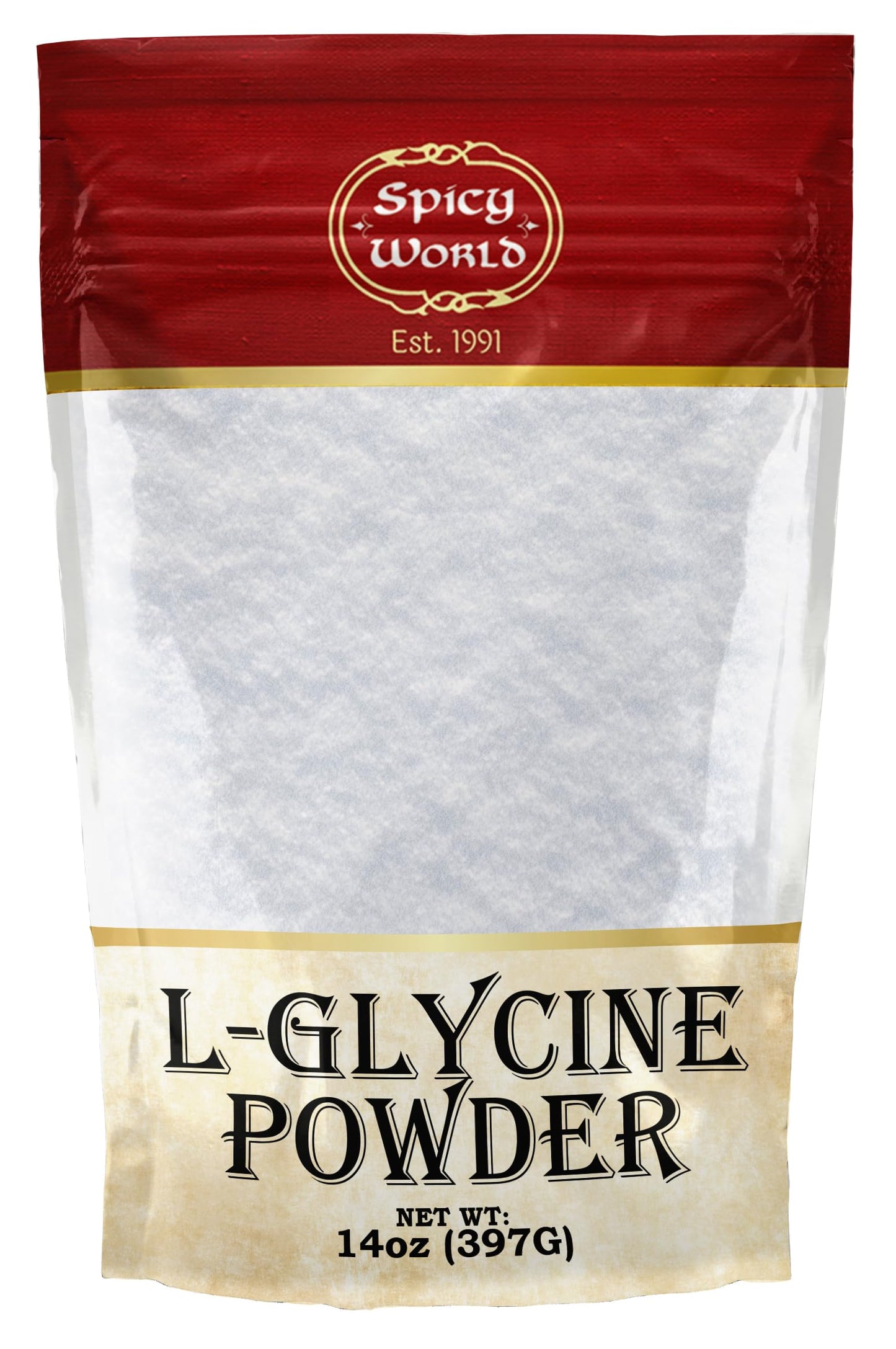 Spicy World L-Glycine Powder 14oz – Pure, Non-GMO Amino Acid