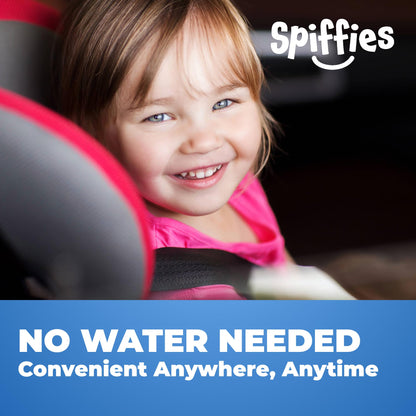 Spiffies Baby Teeth Wipes - Grape Flavor, Xylitol Dental Wipes for Teething Relief & Cleaning (20 Count, 3 Pack)