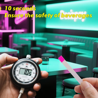 Spike Drink Test Strips – 50 Count, 10-Second GHB & Ketamine Detection