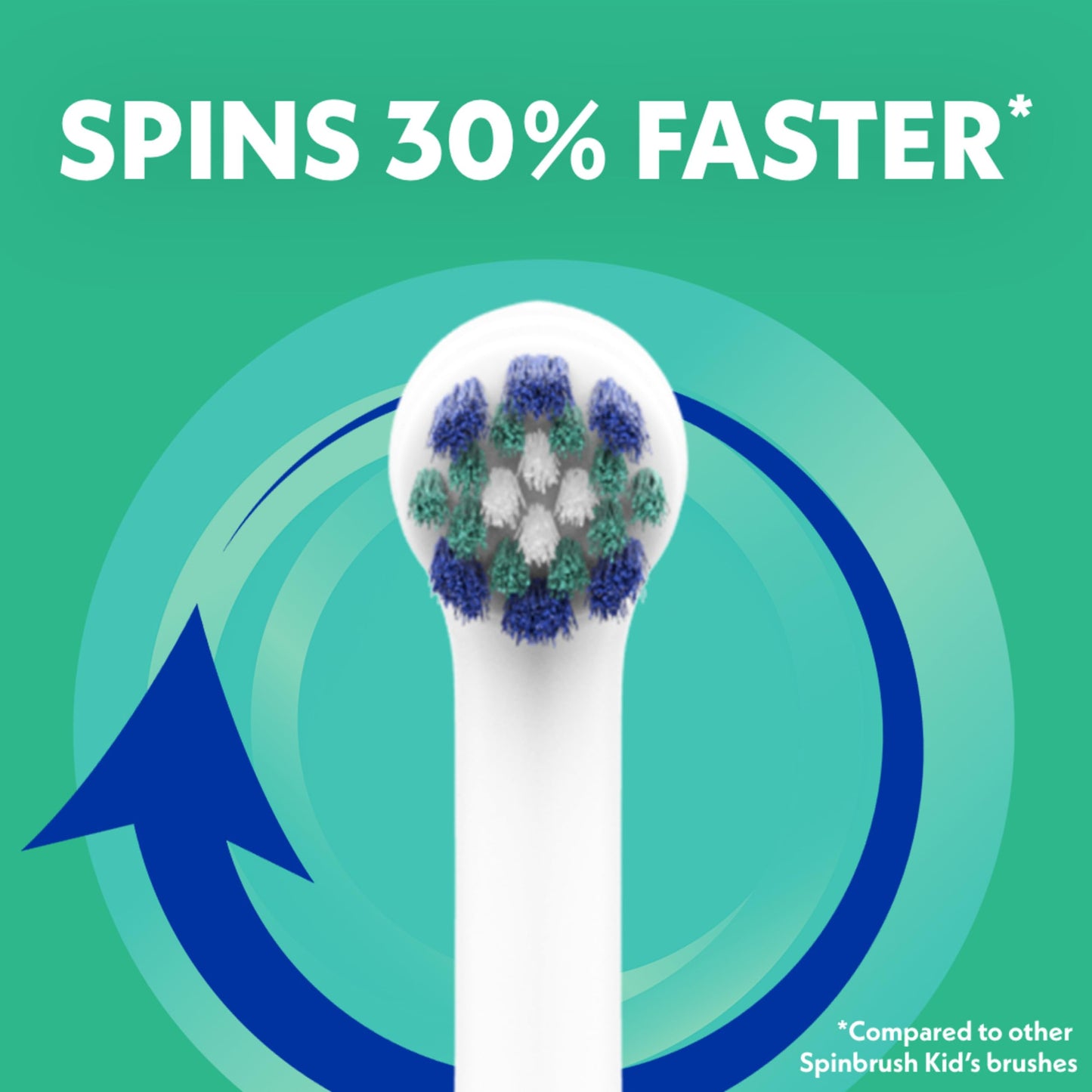 Spinbrush Kids Electric Toothbrush – Glow in the Dark, Battery-Powered