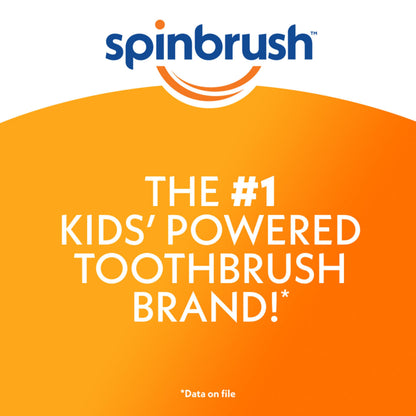 Spinbrush Kids Electric Toothbrush – Glow in the Dark, Battery-Powered