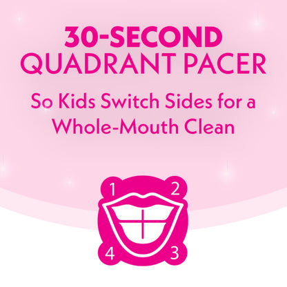 Spinbrush Kids Electric Toothbrush – Shimmery Sparkle, Battery-Powered