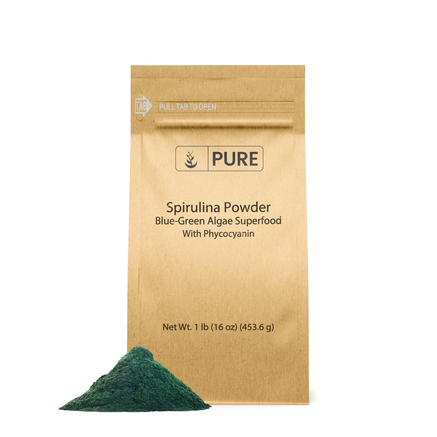 Pure Original Spirulina Powder (1 lb) - Phycocyanin Green Superfood