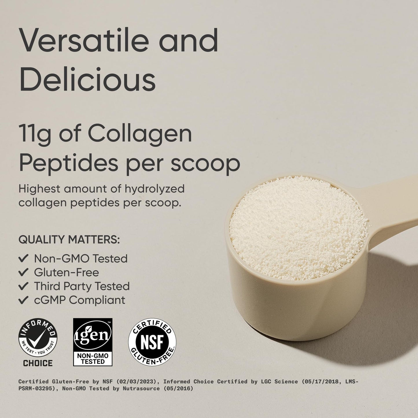 Sports Research Collagen Peptides – Hydrolyzed Type I & III for Skin & Joints