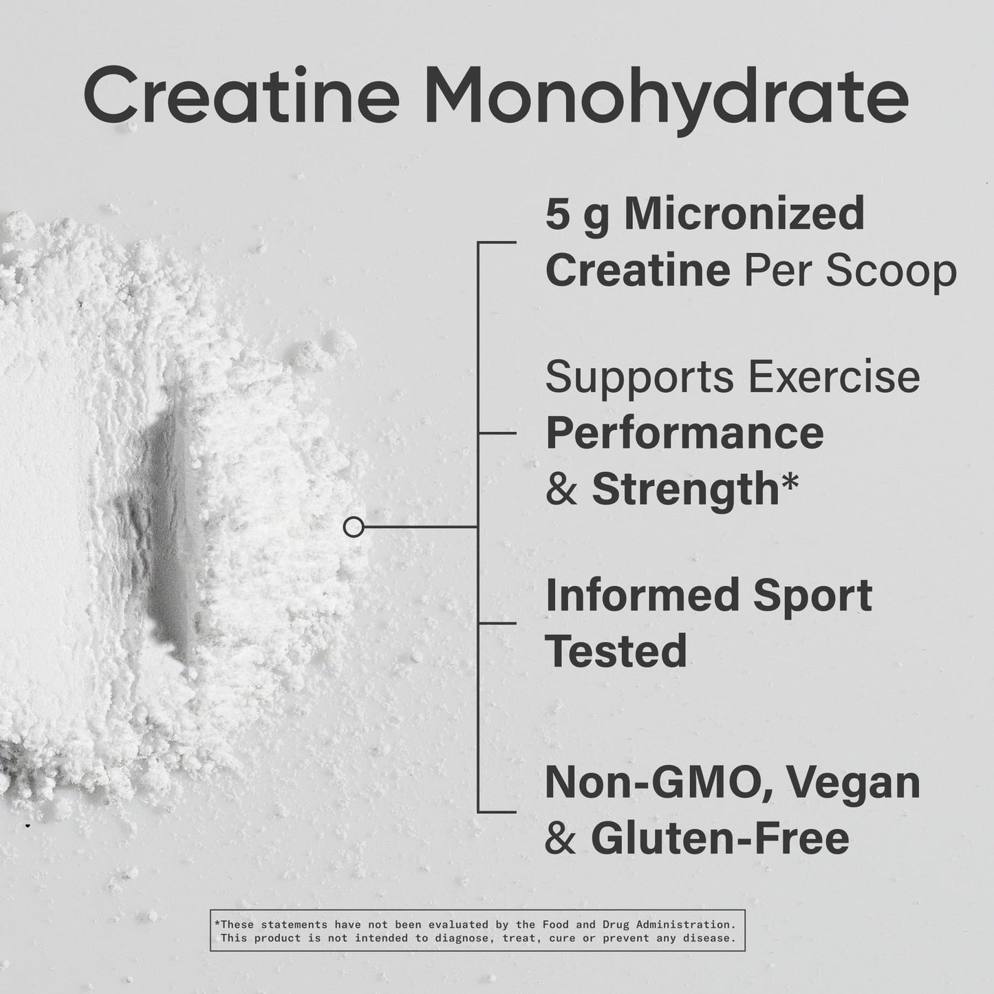 Sports Research Creatine Monohydrate – 5 g Micronized, 10.58 oz