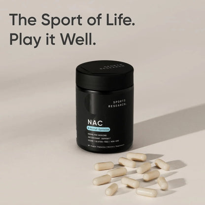 Sports Research N-Acetyl L-Cysteine (NAC) 600mg Veggie Capsules – Lemon Aroma, 2 Pack – Vegan, Non-GMO, Gluten Free BritishVita | Premium UK Vitamins & Wellness Supplements