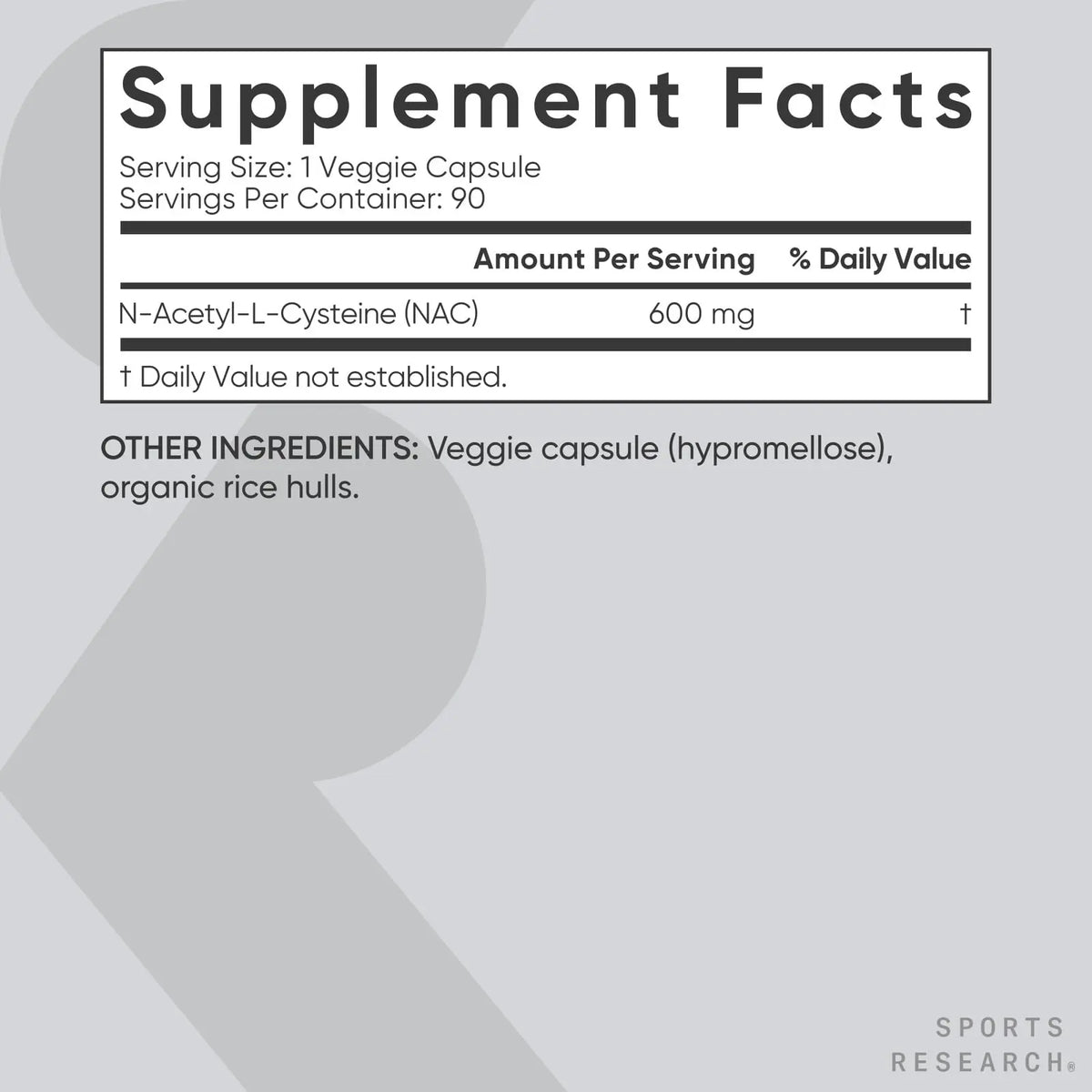 Sports Research N-Acetyl L-Cysteine (NAC) 600mg Veggie Capsules – Lemon Aroma, 2 Pack – Vegan, Non-GMO, Gluten Free BritishVita | Premium UK Vitamins & Wellness Supplements