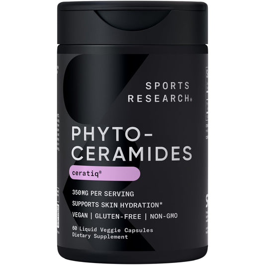 Sports Research Phytoceramides 350 mg – Vegan Ceramides for Skin Hydration, 60 Count BritishVita | Premium UK Vitamins & Wellness Supplements