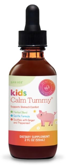 SPRIGS Kids Calm Tummy - 2 fl oz | Digestive Support for Children