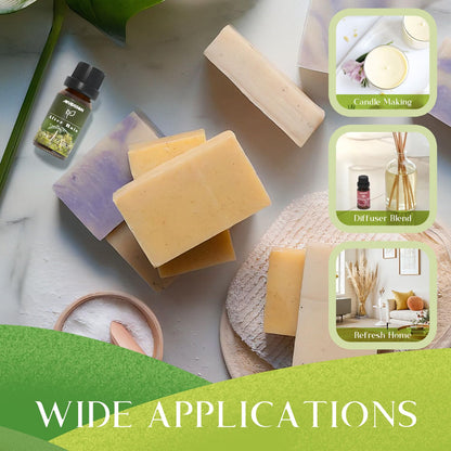 Spring Essential Oils Set - ARVIDSSON Natural Fragrance Oils for Diffuser & Candle Making