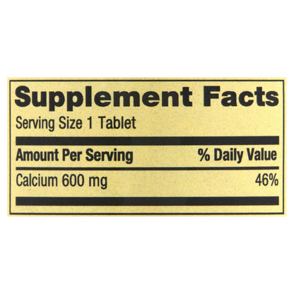Spring Valley Calcium 600mg – Natural Bone Health, 100 Tablets (Pack of 3)