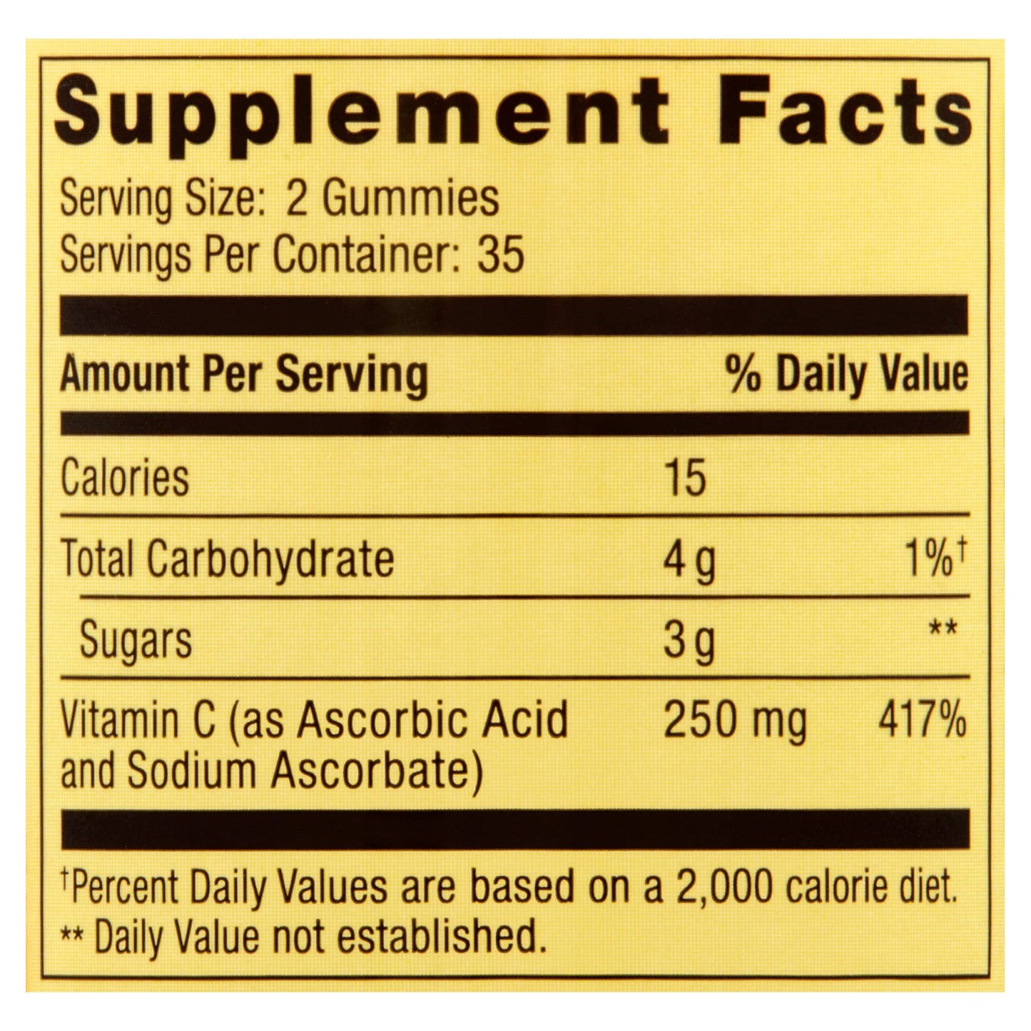 Spring Valley Gummie Vitamin C 240 mg – 70 Orange Gummies | Immune Support