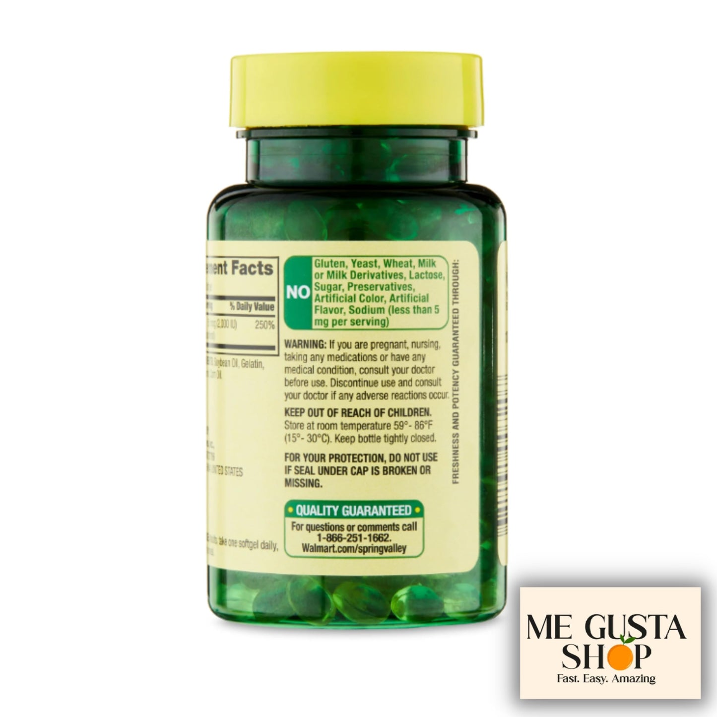 Spring Valley Vitamin D3 50 mcg (2000 IU) - 200 Count with Pill Organizer