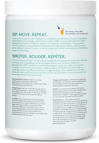 SPROOS Joint Collagen Mango Turmeric 337g | 7 g Collagen per Serving