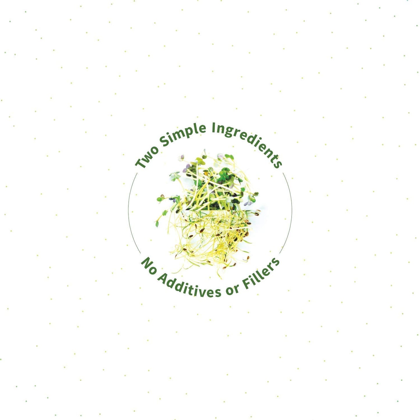 Sprout Living Broccoli & Kale Organic Sprout Mix – Freeze-Dried Green Powder (4 oz, 32 servings)
