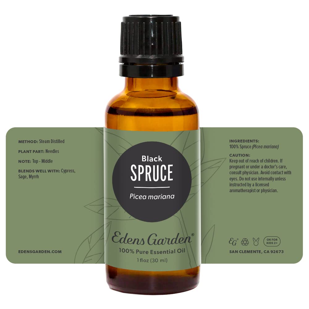 Edens Garden Spruce-Black Essential Oil | 100% Pure Premium Grade 30 ml